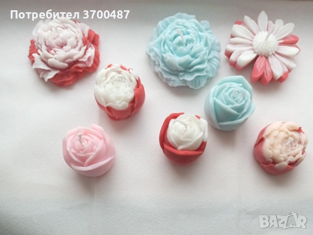 ароматни свещи, снимка 3 - Ръчно изработени сувенири - 53406517