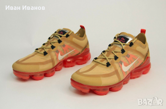 оригинални Nike Air Vapormax 2019 Gold Light номер 39-40, снимка 6 - Маратонки - 36301953