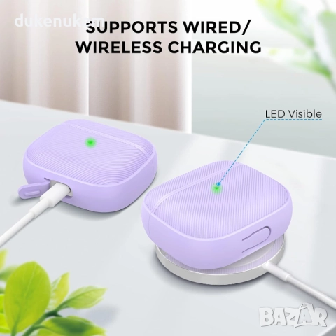 Силиконов калъф, протектор за AirPods 3 Lavender, снимка 2 - Слушалки и портативни колонки - 51754036