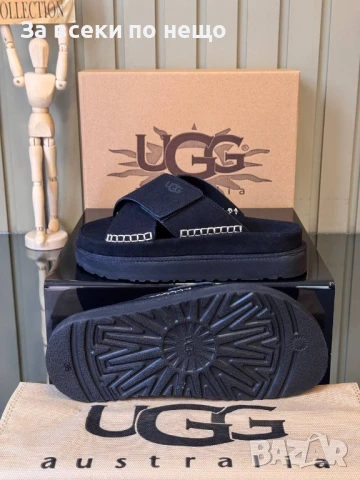 UGG Дамски Черни Чехли ЮДЖИДЖИ Код E718