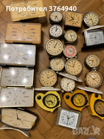 от от 19 броя ретро будилници Слава (СССР)