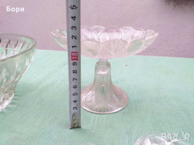 Българско стъкло фруктиера,купа и др, снимка 11 - Аксесоари за кухня - 34340000