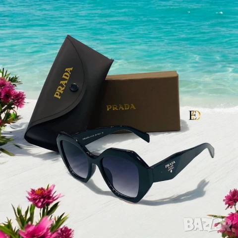 очила с калъф, кутия и ув защита prada miu miu , снимка 4 - Слънчеви и диоптрични очила - 50983334