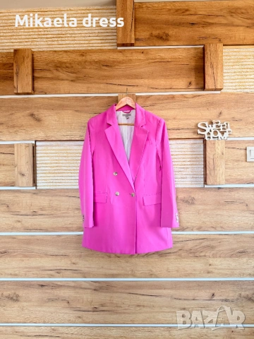 Разкошно суперсвежо oversize сако/рокля.Ежедневно,подходящо и за вечер, снимка 4 - Рокли - 53853978