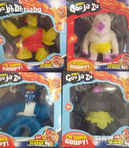 Goo Jit Zu: гумени, разтягащи фигурки на герой - Monster Flex
