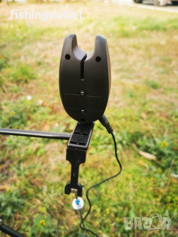 Стойка за дънен риболов, три сигнализатора и три светещи обтегача, снимка 13 - Такъми - 38949550