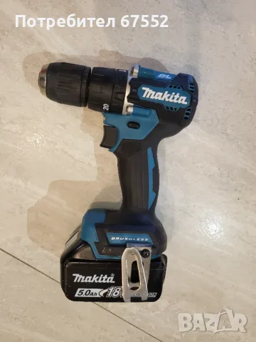  Продавам ударен безчетков винтоверт с батерия Makita DHP487 ЦЕНАТА Е КРАЙНА!, снимка 1 - Винтоверти - 47304421