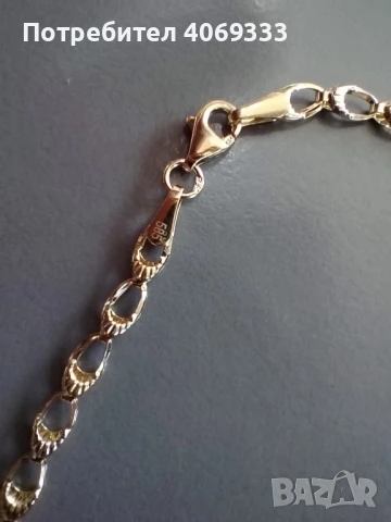 Ново злато 4.75гр 14к, снимка 3 - Колиета, медальони, синджири - 50654332