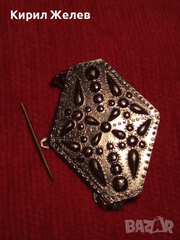 ЕТНО-АРТ СРЕБРИСТА ОРНАМЕНТИРАНА БРОШКА 5163, снимка 3 - Други - 31230600