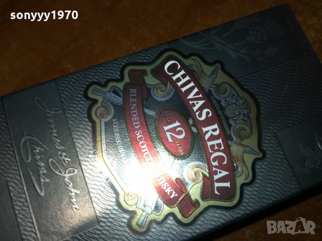 CHIVAS REGAL 12 YEARS- КУТИЯ ЗА КОЛЕКЦИЯ 1802221736, снимка 4 - Колекции - 35837553