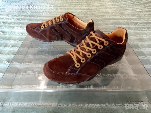 Geox Respira велурени обувки , снимка 4 - Спортно елегантни обувки - 50299402