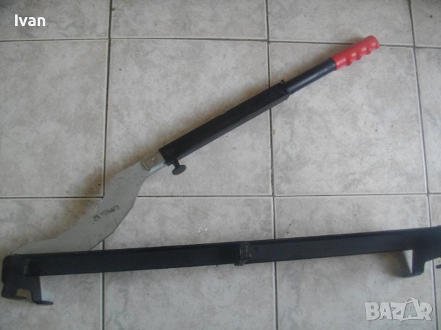 Нова Немска Гилотина Рязане Ламинат/Паркет/Лайсни-D-CUT-770mm/WOLFCRAFT PROFY-Алуминиева-Олекотена, снимка 15 - Други инструменти - 40725792