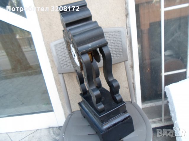 Портален Френски Часовник/19век,Дърво/Интарзия-Работи, снимка 7 - Антикварни и старинни предмети - 35959204