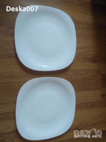 Бели Големи чинии плата , снимка 1 - Чинии - 42118002