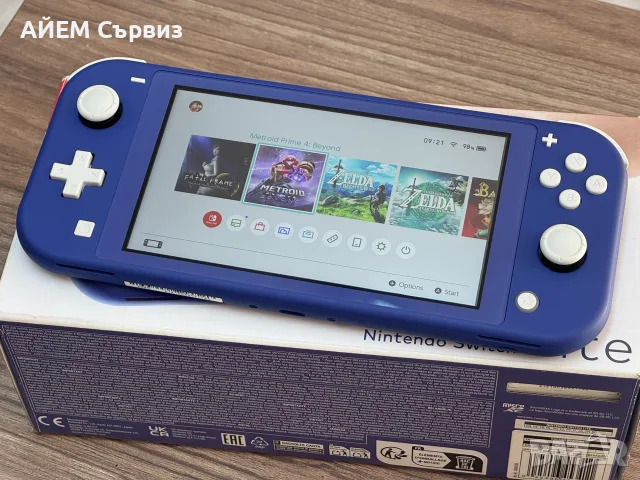 Nintendo Switch Lite с поставен чип и 256GB, снимка 2 - Nintendo конзоли - 55829747