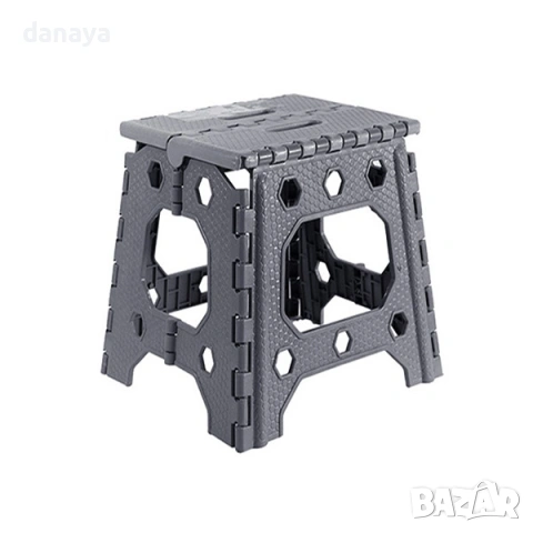 6357 Пластмасова сгъваема табуретка, 27x23x36cm, снимка 4 - Други - 53185485