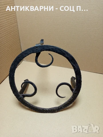 Соц Стар Ръчно Кован Малък Саджек Пиростия За Огнище Номер 10., снимка 5 - Антикварни и старинни предмети - 50659343
