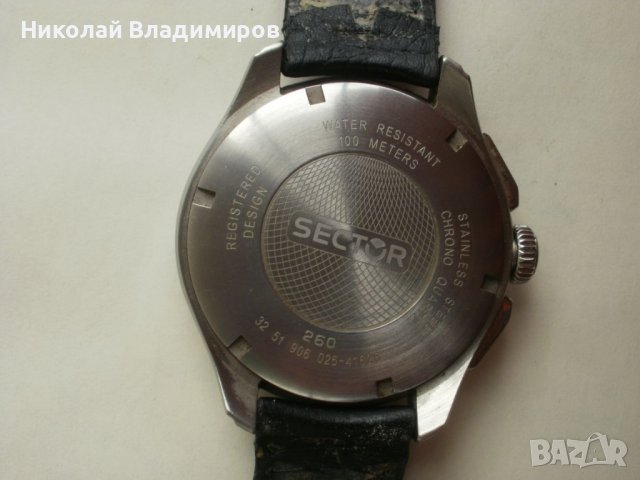 Sector мъжки ръчен швейцарски часовник chronograph хронограф, снимка 7 - Мъжки - 42215486