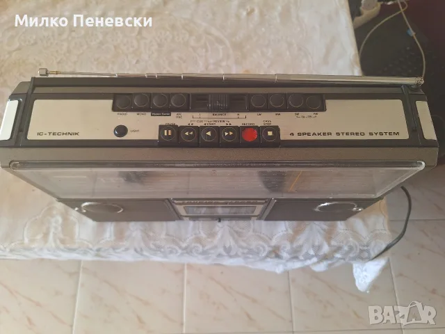 ITT TOURING STEREO.STEREO RADIO CASSETTE RECORDER., снимка 5 - Радиокасетофони, транзистори - 55836660