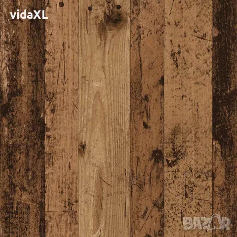 vidaXL Висок шкаф, старо дърво, 82,5x30,5x185 см, инженерно дърво, снимка 9 - Шкафове - 56146982