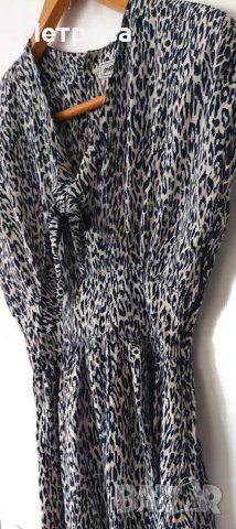 Официална рокля от мека, приятна материя, нова, с открит гръб, снимка 2 - Рокли - 49342355