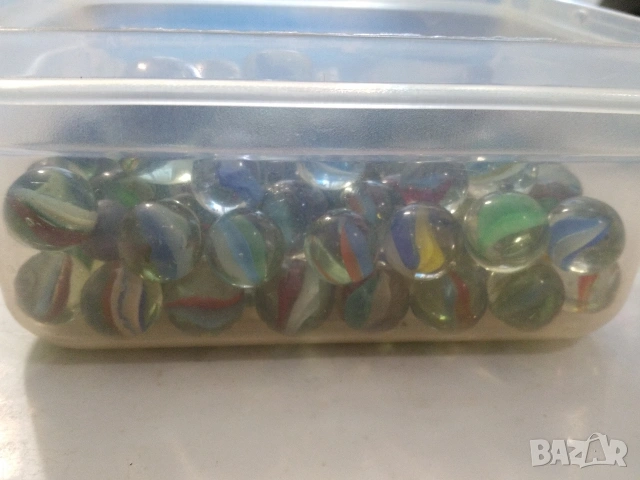 130 броя Стъклени топчета,/сирийчета/, снимка 2 - Други - 53846544