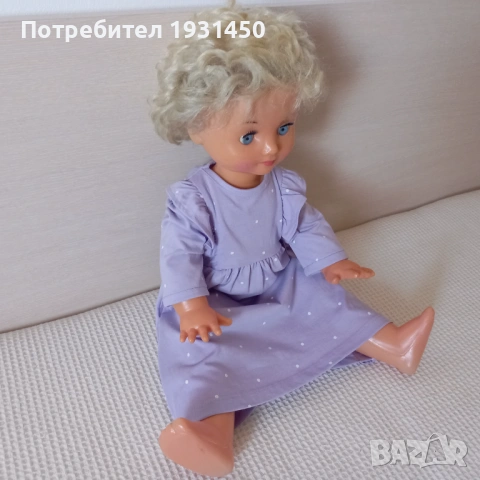кукла руска- СССР голяма 65см., снимка 3 - Кукли - 53766089