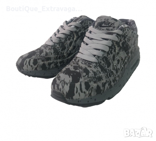 Дамски маратонки Nike Air Max Lunar90 SP Grey/Black !!!, снимка 4 - Маратонки - 36355760