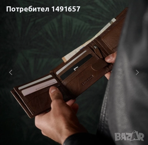 Мъжки портфейл - LUCLEON - California, снимка 3 - Портфейли, портмонета - 52535861