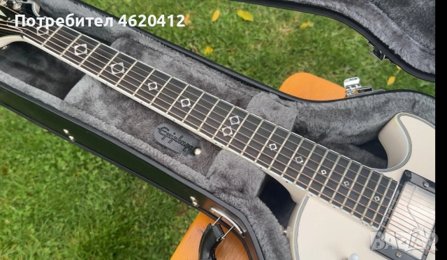 Epiphone Jerry Cantrell Prophecy Les Paul Custom Bone White, снимка 12 - Китари - 52247073