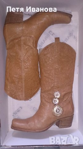 Ботуши от естествена кожа на Pachoti 