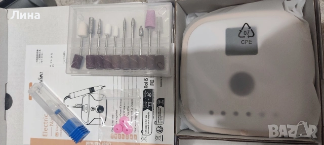 Професионална Електрическа пила за маникюр и педикюр 35 000 оборота , снимка 12 - Продукти за маникюр - 48555646