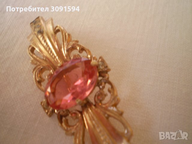 брошка игла дубле арт деко Германия, снимка 3 - Антикварни и старинни предмети - 40223919