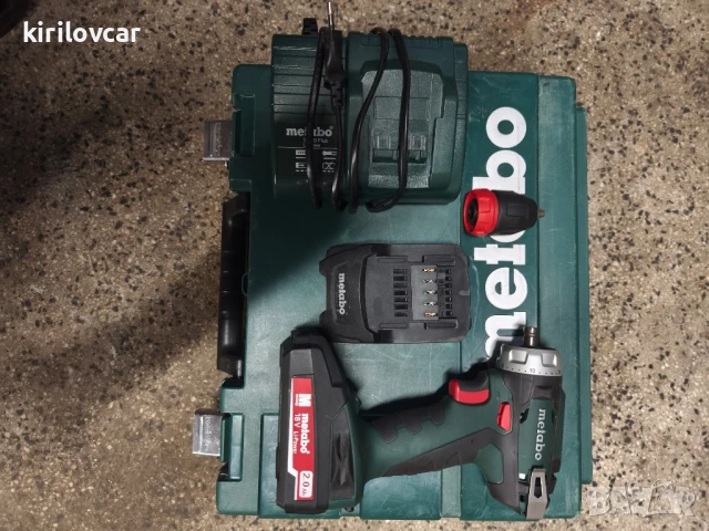 METABO BS 18 QUICK-Винтоверт, снимка 5 - Винтоверти - 50967204