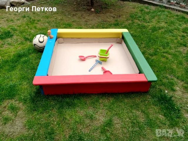 Пясъчник, цветен -110х110 см., снимка 8 - Други - 53642500