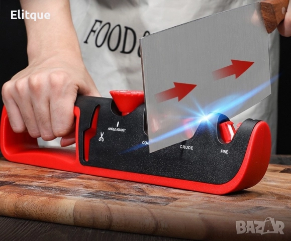 Регулируем професионален инструмент за заточване на ножове 4 в 1, снимка 16 - Други - 52895769