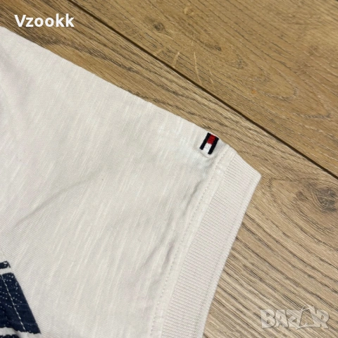 Мъжка тениска с яка Tommy Hilfiger | S размер, снимка 5 - Тениски - 53712684