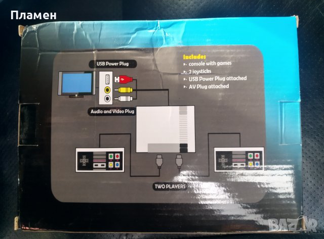 Настолна класическа телевизионна видео игра конзола  с вградени 620 игри  супер марио, танкове и др., снимка 2 - Други игри и конзоли - 39563126