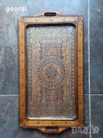 Ретро дървен поднос 1934г.  10/4