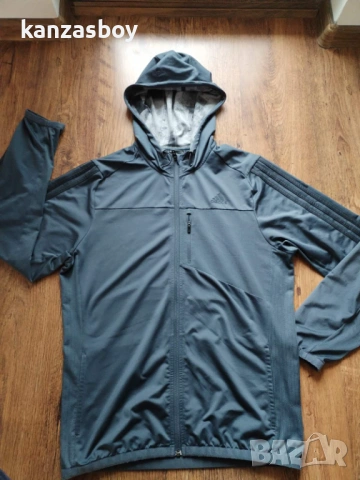 Adidas COOL365 Hood - страхотно мъжко горнище Л, снимка 8 - Спортни дрехи, екипи - 53470442