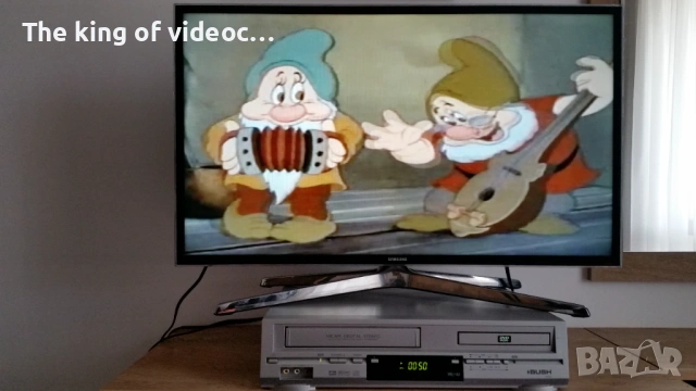 Видеокасета " Снежанка,Бъгс Бъни, Дафи Дък , Порки  VHS, снимка 9 - Други жанрове - 53401675