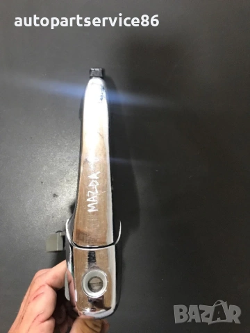 Предна дясна външна дръжка на врата хром RHD за Mazda 6 2.0D (2002-2007), снимка 3 - Части - 53728830