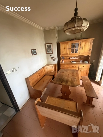 Чамова трапезария тип Бавария - комплект, снимка 6 - Бюфети - 55830496