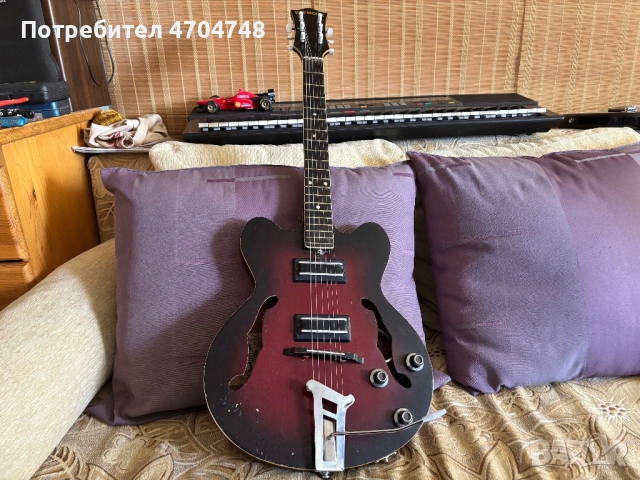 Ретро електрическа китара Кремона, снимка 8 - Китари - 53757441