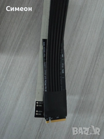 M.2 NVMe To PCle 4.0/3.0 x16 extension cable, снимка 3 - Кабели и адаптери - 53839134