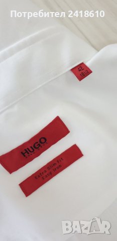 Hugo Boss HUGO Erondo Extra Slim Fit Easy Iron Mens Size 42/ 16 1/2/ L НОВО! ОРИГИНАЛ! Мъжка Риза!, снимка 5 - Ризи - 41600649