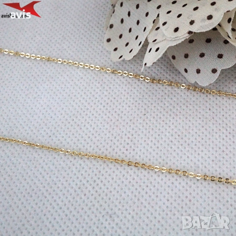 Синджир с 14К златно покритие 254588, снимка 3 - Обеци - 53510859