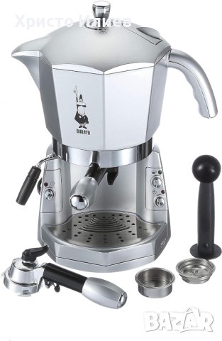 Кафемашина Bialetti Mokona Trio Еспресо кафе машина с ръкохватка, снимка 6 - Кафемашини - 42621570