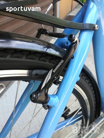 НОВ Дамски Градски велосипед 28'' Street Trekking Lady, Небесно син - Стилен и практичен за града!, снимка 10 - Велосипеди - 40668889