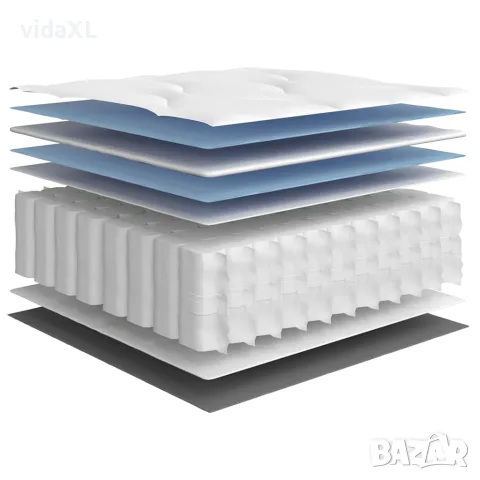 vidaXL Матрак покет пружини, Medium, 90x200 см, снимка 5 - Матраци - 56147432